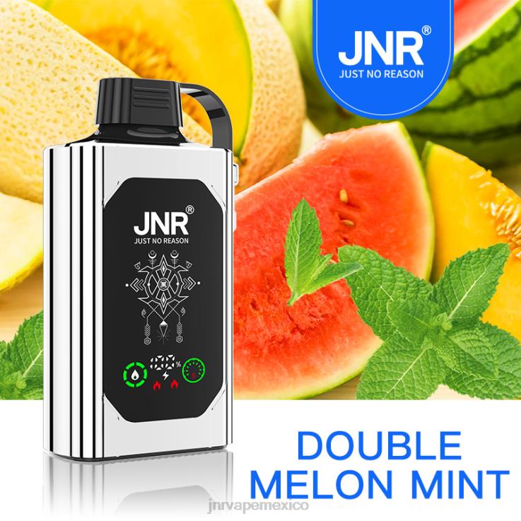 doble melón menta JNR vape nicotine - T4H6J89 JNR SHISHA caja