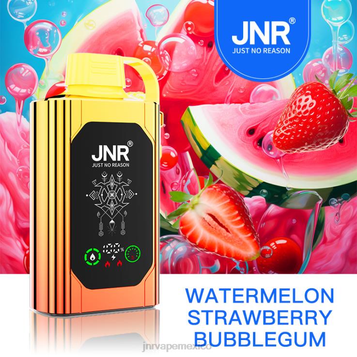 sandía fresa chicle JNR vape México - T4H6J86 JNR SHISHA caja