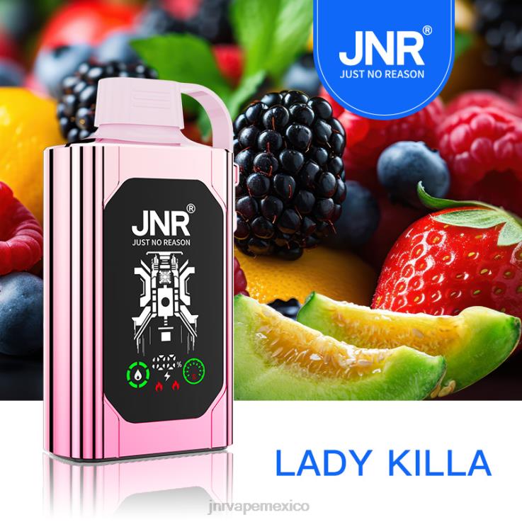 señora killa JNR vape México - T4H6J76 JNR SHISHA caja