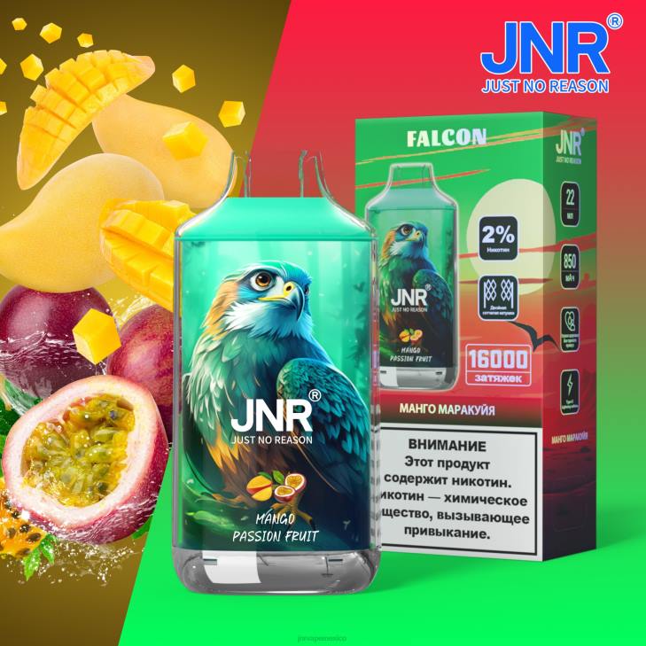 JNR vapes website - mango maracuyá 0LTP199 halcón jnr