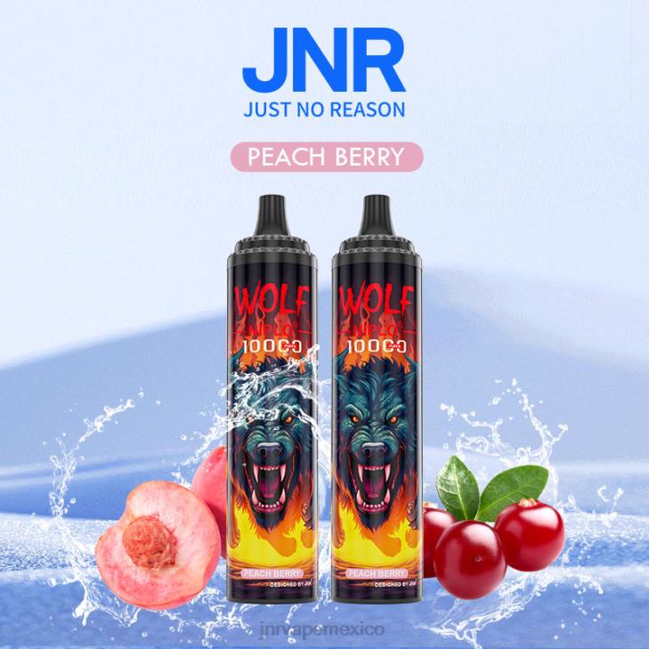 JNR vape Mexico - baya de durazno 0LTP350 jnr lobo niplo