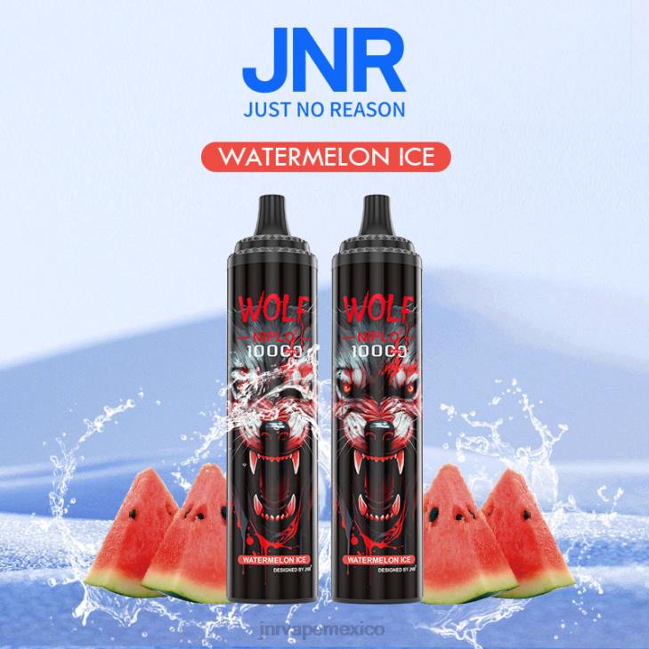 JNR vape nicotine content - hielo de sandia 0LTP353 jnr lobo niplo