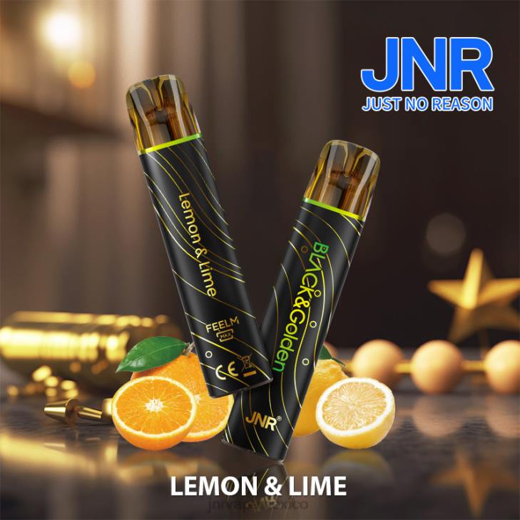 JNR vape México - Lima Limon 0LTP277 jnr negro y dorado