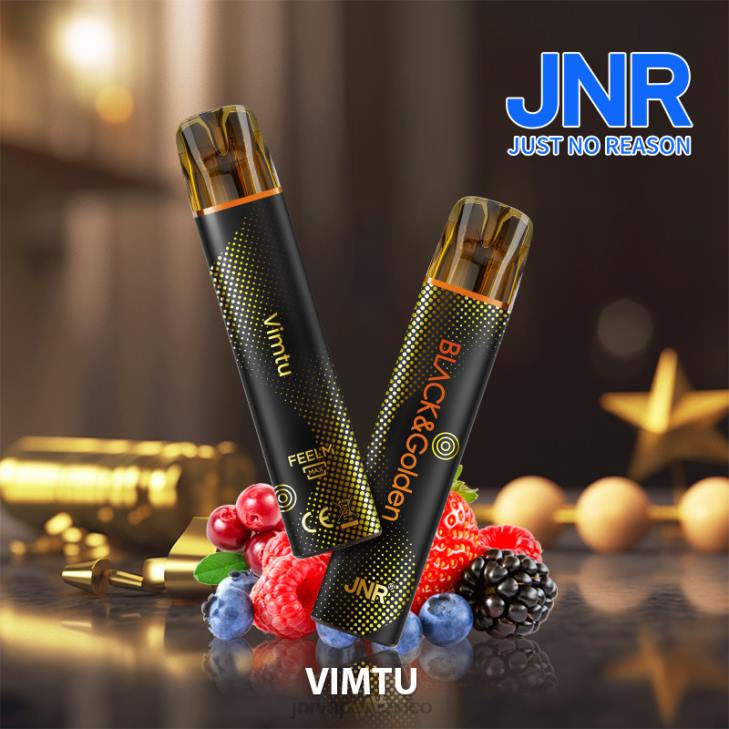 JNR vape México - vimtu 0LTP286 jnr negro y dorado