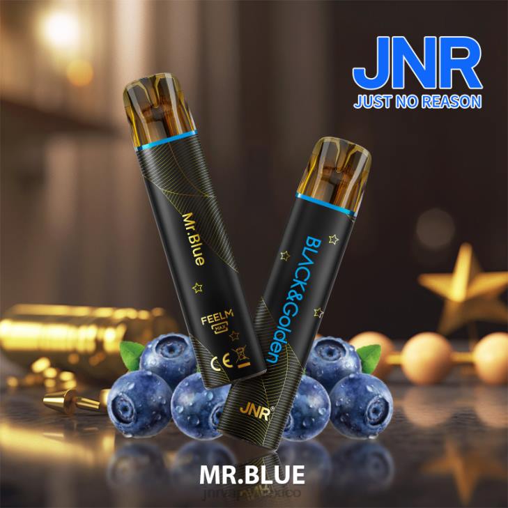 JNR vape Mexico - señor azul 0LTP278 jnr negro y dorado