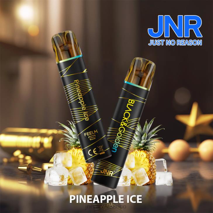 JNR vapes website - hielo de piña 0LTP280 jnr negro y dorado