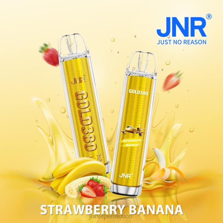 JNR vape nicotine content - Fresa plátano 0LTP47 jnr oro380