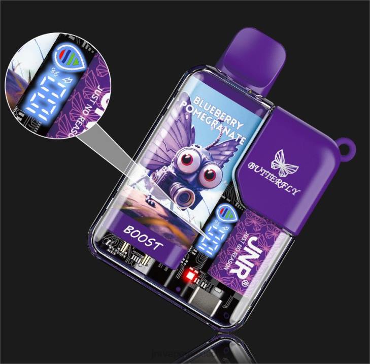 JNR vape México - granada de arándanos 0LTP61 mariposa jnr