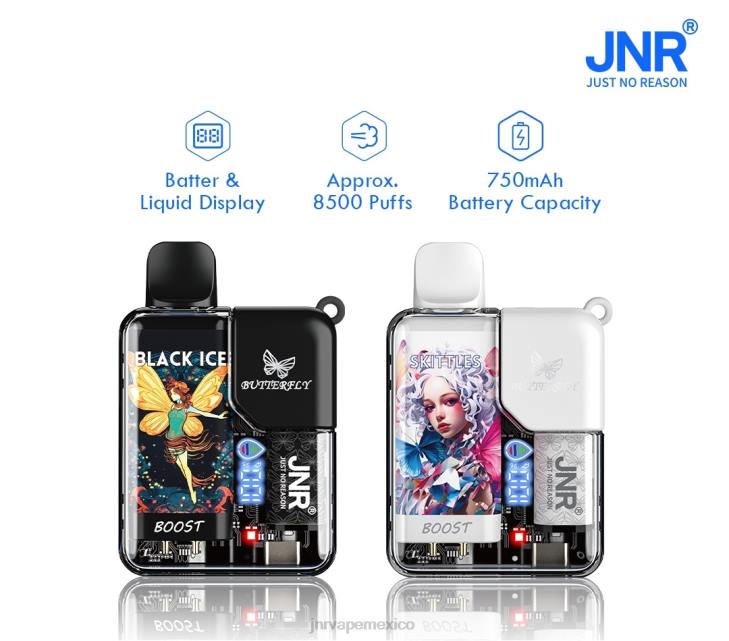 JNR vape México - juego de bolos 0LTP70 mariposa jnr