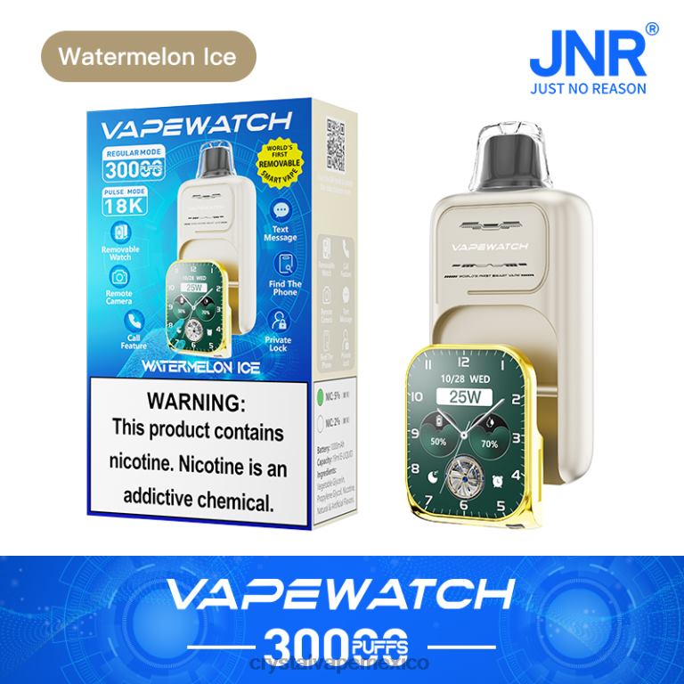 L20VV9- JNR vapes factory -JNR reloj vapeador hielo de sandia