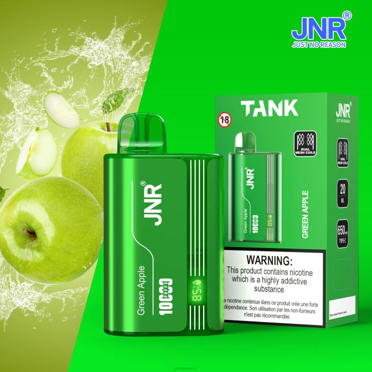 JNR vape nicotine content - manzana verde 0LTP29 tanque jnr